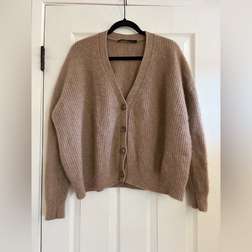 JENNI KAYNE - button down cropped cardigan - Picture 3 of 4
